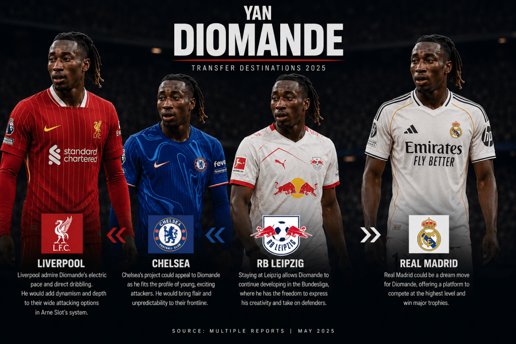 Where will Yan Diomande be playing next&nbsp;year?